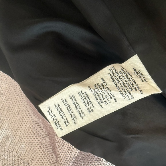 Avec Les Filles (Anthropologie) M EUC sequin Shimmering Silver/pink Blazer - Picture 14 of 14